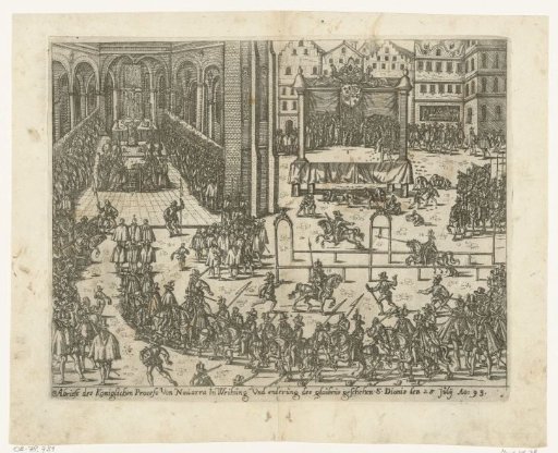 Henry IV goes to church in Saint-Denis, 1593