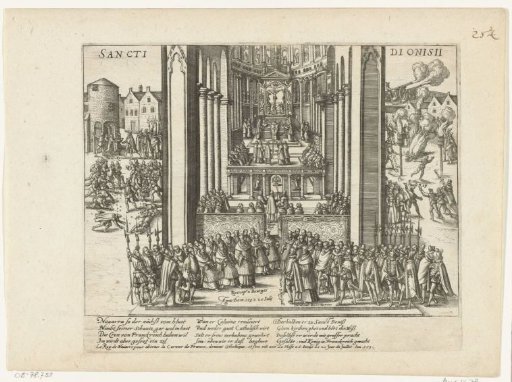 Henry IV goes to church in Saint-Denis, 1593