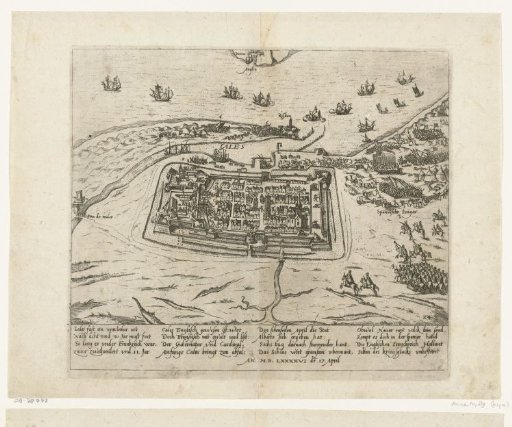 Capture of Calais by Albert, 1596