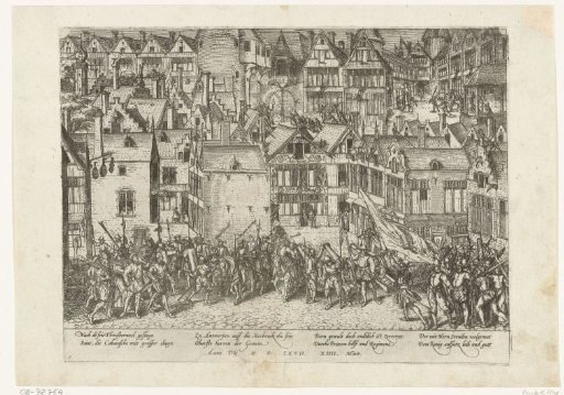 Suppression of Calvinist riot in Antwerp, 1567