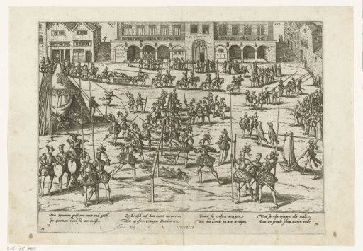 Tournament on the Grote Markt in Brussels, 1569