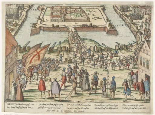 Retreat of the Spaniards from Ghent, 1576