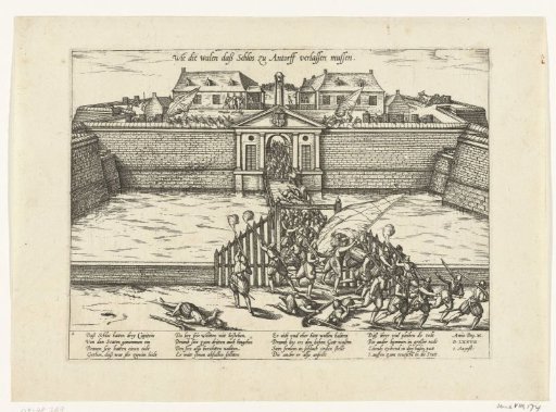 Walloons leave the citadel of Antwerp, 1577