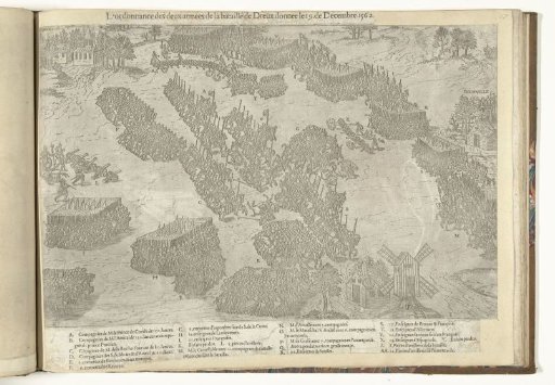 Order of battle of the armies in the Battle of Dreux, 1562