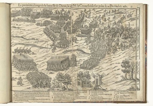 Battle of Dreux, first engagement, 1562