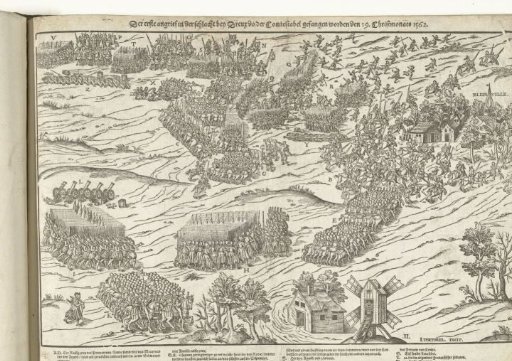 Battle of Dreux, first engagement, 1562