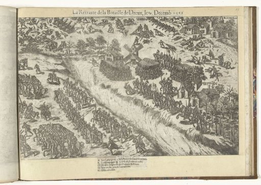 Retreat after the Battle of Dreux, 1562