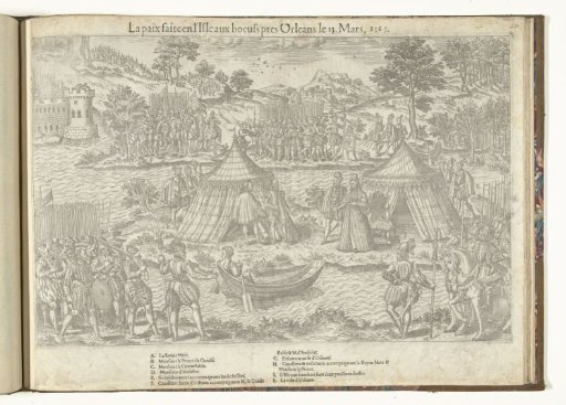 Peace of Orléans between Huguenots and Catholics, 1563