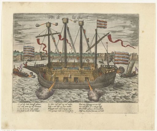 The ship Fin de la guerre, 1585