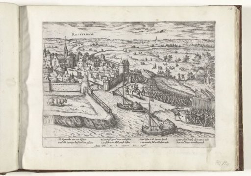 Bossu enters Rotterdam, 1572