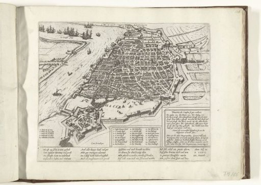 The Spanish Fury: Plan of the City, 1576