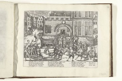 Duke of Aarschot taken prisoner in Ghent, 1577