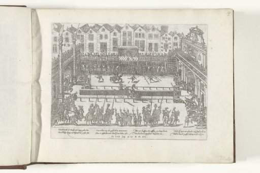 Wounding of Henry II during a tournament, 1559