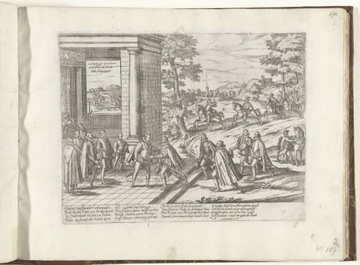 Don Juan receives the Duke of Parma, 1578