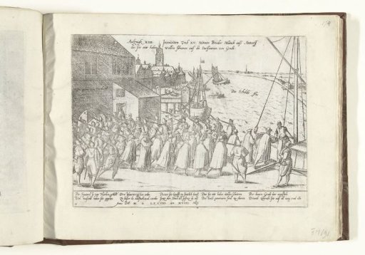 Jesuits and Franciscans leave Antwerp, 1578