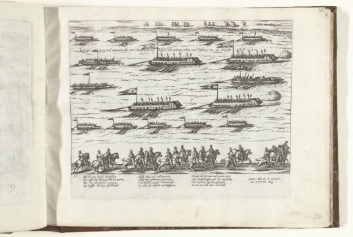 Fleet of the four Electors on the Rhine, 1580