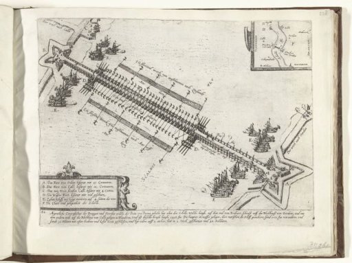 Ship bridge of Parma across the Scheldt, 1585