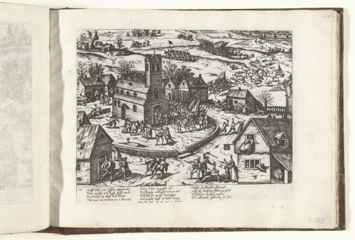 Battle of Boksum in Friesland, 1586