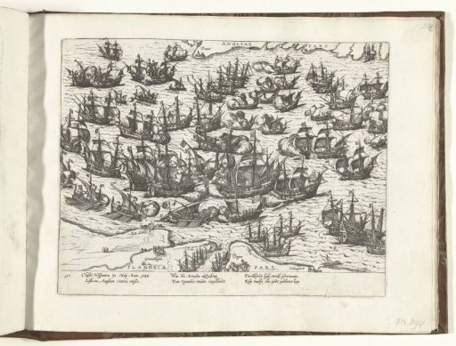 Spanish Armada in the Channel, 1588