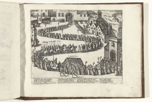 Funeral procession of the Duke of Parma, 1592