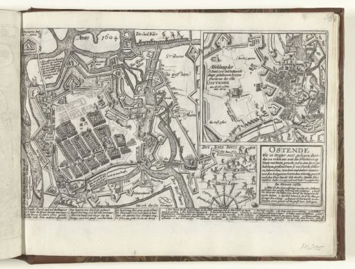 Map of Ostend, 1604
