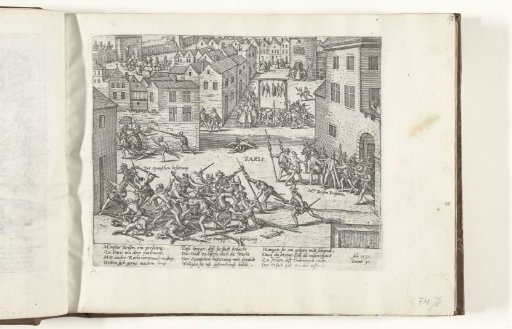Treason and punishment of Brisson in Paris, 1591