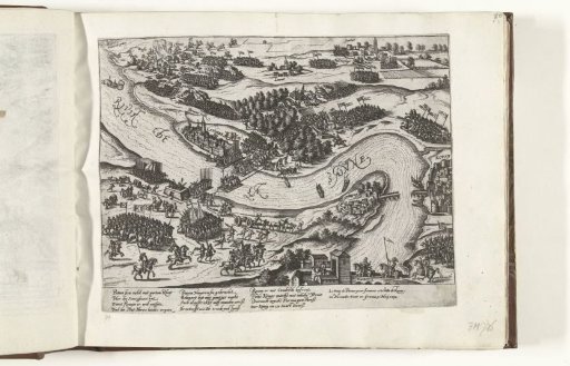 Parma crosses the Seine at Caudebec, 1592