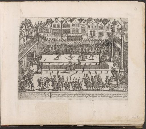 Wounding of Henry II during a tournament, 1559