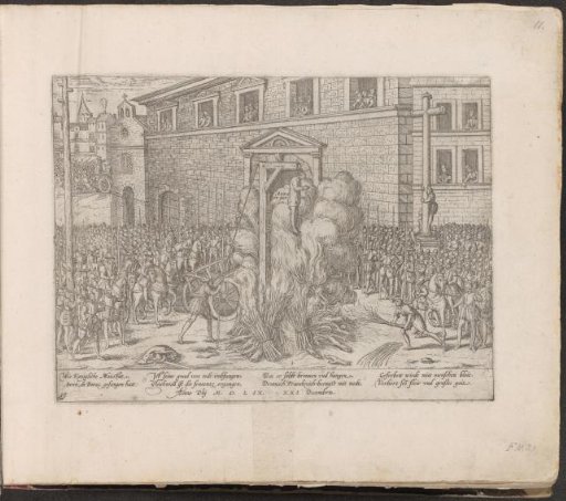 Execution of Anne du Bourg, 1559