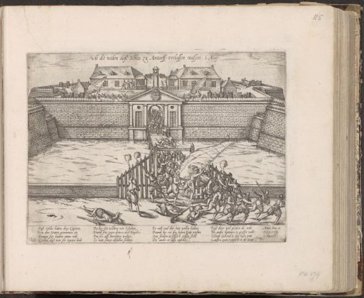 The Walloons leave the citadel of Antwerp, 1577