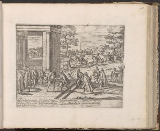 Don Juan receives the Duke of Parma, 1578