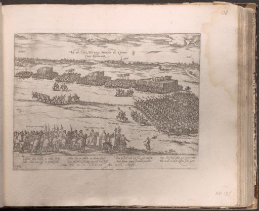 Matthias reviews the troops of Count Palatine Casimir, 1578