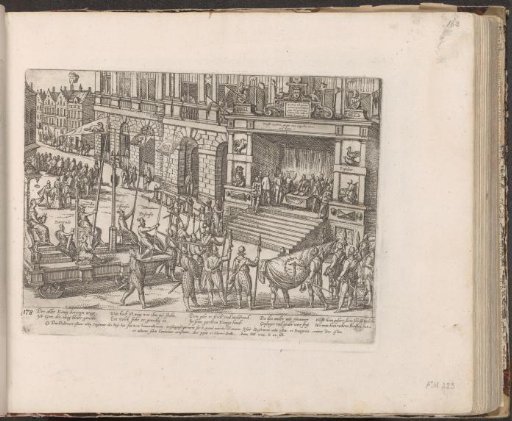 Anjou takes the oath in the city of Antwerp, 1582