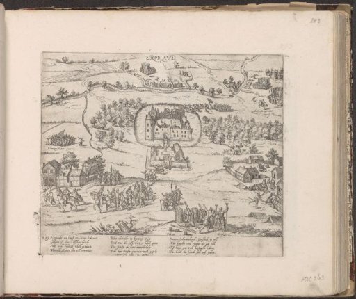 Retreat of the Duke of Saxony from Schloss Erprath, 1585