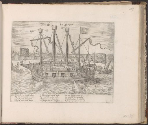 The ship Fin de la guerre, 1585