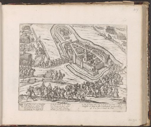Surrender of Wachtendonk to Mansfeld, 1588