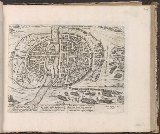 Paris besieged by Henry IV and relieved by Parma, 1590
