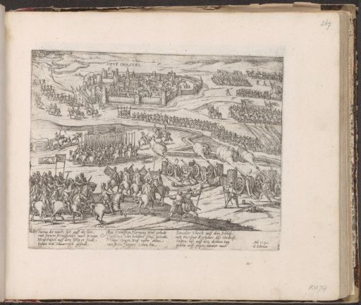 The Duke of Parma besieges Neufchâtel-en-Bray, 1592