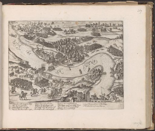 Parma crosses the Seine at Caudebec, 1592