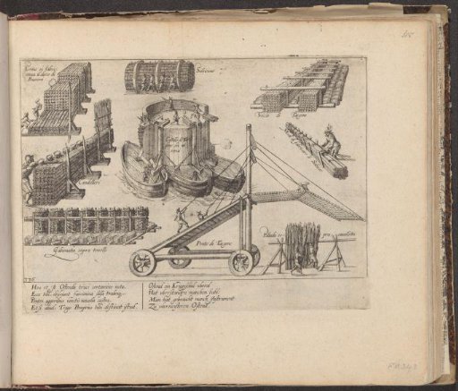 Siege engines used during the siege of Ostend, 1601-1604