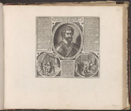Portrait and execution of Charles de Gontault, Duke of Biron, 1602