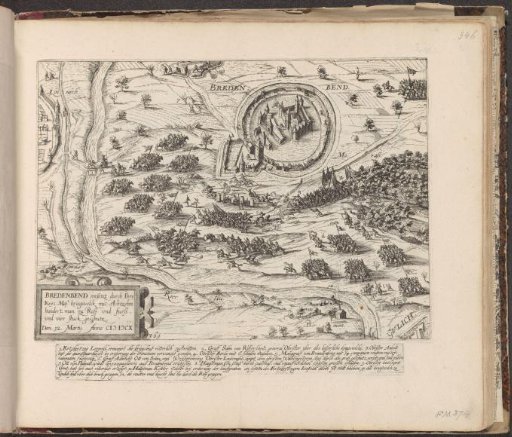 Relief of the Castle of Breitenbend, 1610