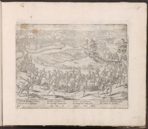 Prince of Orange departs for Germany, 1567