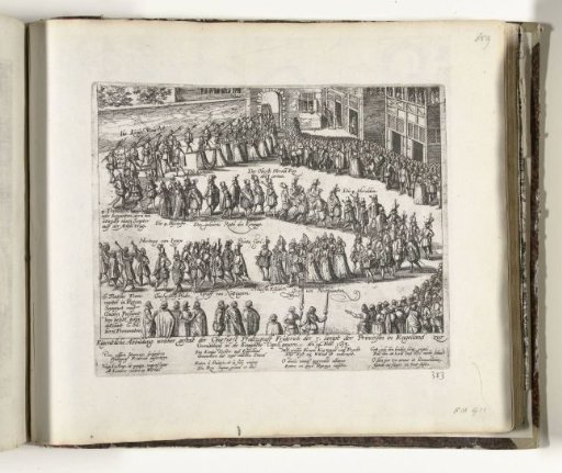Wedding Procession for Count Palatine Frederick V and Princess Elizabeth of England, 1613