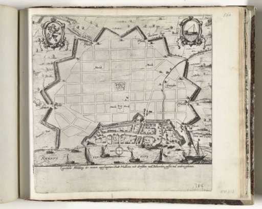 Plan for Mülheim am Rhein, ca. 1613