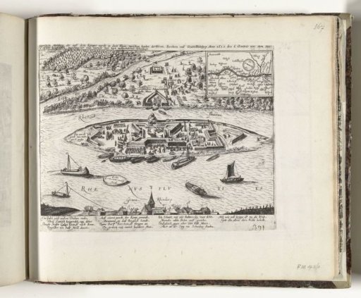 Construction of the Fort Papenmuts at Kompenwerdt, 1620