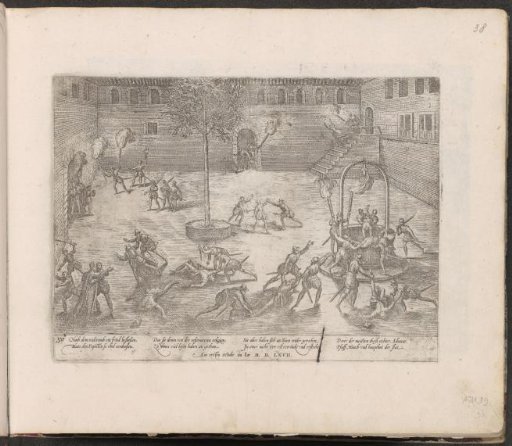 Raid on a monastery in Nîmes by the Huguenots, 1567