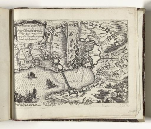 Plan of La Rochelle and surroundings, 1627