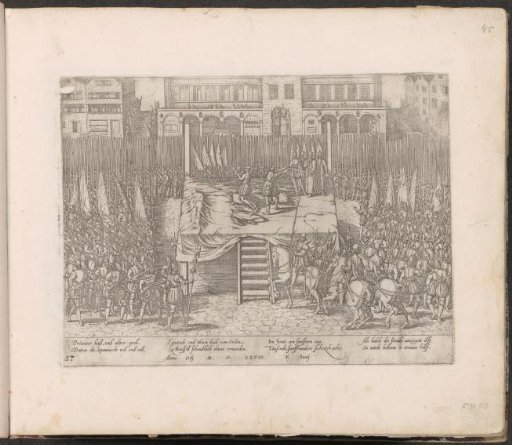 Eighteen nobles beheaded in Brussels, 1568