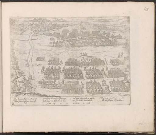 Prince of Orange crosses the Meuse, 1568